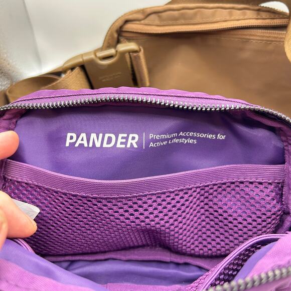 2 Pander Cross Body Fanny Pack Crossbody Bags Belt Bag w Adjustable Strap - Picture 5 of 12